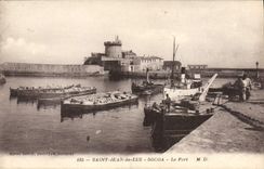 CPA Saint Jean de Luz Socoa Le Fort Bateaux