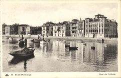CPA Saint Jean de Luz Quai de l'Infante