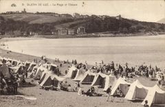 CPA Saint Jean de Luz La Plage et Ciboure