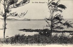 CPA Saint Jean de Luz Le Fort et la Digue de Socoa