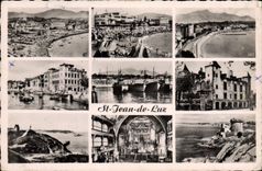 CPM Saint Jean de Luz La Plage et le Casino la Plage et la Rhune Maison Infante Maison Louis XIV Poi