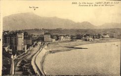 CPA Saint Jean de Luz La Cote Basque Panorama de la Baie et des Montagnes