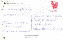 CPM Saint Jean de Luz (B P) Le Port devant la Maison de l'Infante Bateaux de peche
