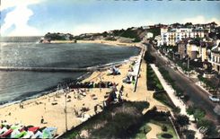 CPM Saint Jean de LuzLa Plage et la Pointe Sainte Barbe
