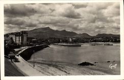 CPM Saint Jean de Luz ( Basses Pyrenees) En pays basque La rade et le Massif de la Rhune