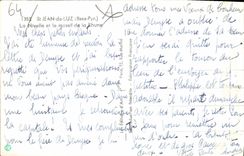 CPM Saint Jean de Luz (Bses Pyr) La Nivelle et le massif de la Rhune