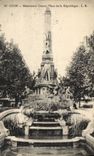 CPA Lyon Monument Carnot Place de la Republique