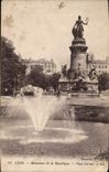 CPA Lyon Monument de la Republique Place Carnot
