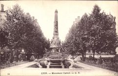 CPA Lyon Monument Carnot