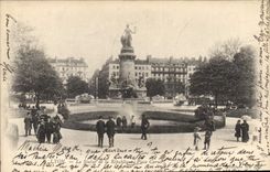 CPA Lyon La Statue de la Republique (Place Carnot)