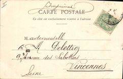 CPA Lyon Place Carnot Tramways