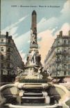 CPA Lyon Monument Carnot Place de la Republique