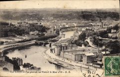 CPA Lyon Vue generale sur Vaise et le Mont d'Or