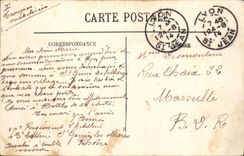 CPA Lyon Plais de justice et coteau de Fourviere(Ascenseur de la Tour de Fourviere)