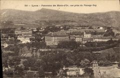 CPA Lyon Panorama des Monts d'Or vue prise du passage Gay