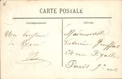 CPA Lyon Le Monument Carnot