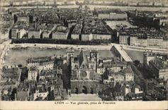 CPA Lyon Vue generale prise de Fourviere