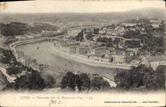 CPA Lyon Panorama pris du Restaurant Gay