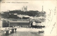 CPA Lyon Coteau Eglise de Fourviere