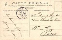 CPA Lyon Place Carnot Tramway
