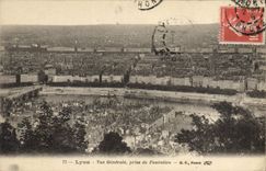 CPA Lyon Vue Generale prise se Fourviere