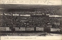 CPA Lyon Vue Generale sur les Terreaux et le quartier Morand
