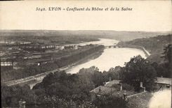 CPA Lyon Confluent du Rhone et de la Saone