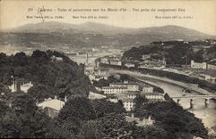 CPA Lyon Vaise et panorama sur les Monts d'Or Vue prise du restaurant Gay