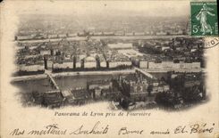 CPA Lyon Panorama de Lyon pris de Fourviere