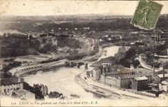 CPA Lyon Vue generale sur Vaise et le Mont d'Or