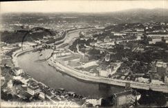 CPA Lyon Vue sur la Saone prise de l'Ascenseur de la Tour de Fourviere