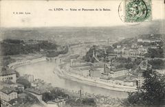 CPA Lyon Vaise et Panorama de la Saone