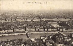 CPA Lyon Vue Panoramique