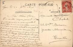 CPA Lyon Place et Rue de la Republique