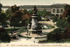 CPA Lyon La Place Carnot Gare Perrache
