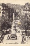 CPA Lyon Monument Carnot et Rue de la Republique