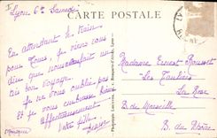 CPA Lyon Illustre Place Carnot et Monument de le Republique