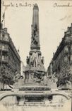 CPA Lyon Place de la Republique Statue de Carnot
