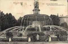 CPA Aix en Provence La Fontaine monumentale
