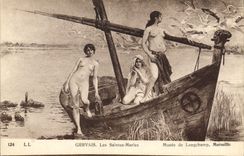 CPA Gervais Les Saintes Maries Musée de Longchamp Marseille