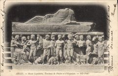 CPA Arles Musee Lapidaire Tombeau Phedre et d'Hippote