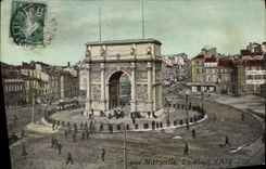 CPA Marseille La Place d'Aix