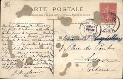 CPA Marseille la Place d'Aix et l'Arc de Triomphe