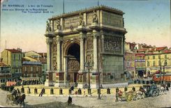 CPA Marseille L'Arc de Triomphe 