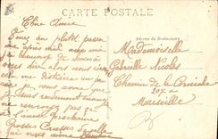 CPA Marseille La Place d'Aix et l'Arc de Triomphe 