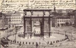 CPA Marseille Place d'Aix Tramway