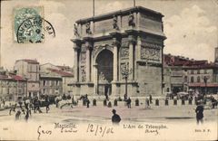 CPA Marseille L'Arc de Triomphe 