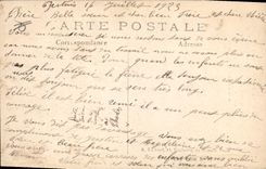 CPA La Grande Guerre 1914 15 Thann Haute Alsace Sur une place de la ville Militaria