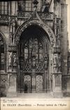 CPA Thann Haut Rhin Portail lateral de l'Eglise 