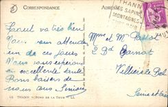 CPA Thann Bord de la Thur 